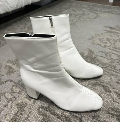 White Bootie Size 8.5