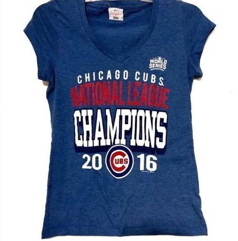 Genuine Merchandise Chicago Cubs 2016 World Series Vneck Tshirt