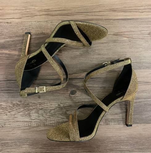 mix no. 6 Gold Metallic Shimmer Mardelle Sandals