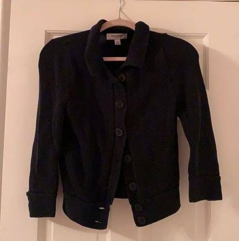 Isaac Mizrahi Navy  button down size S