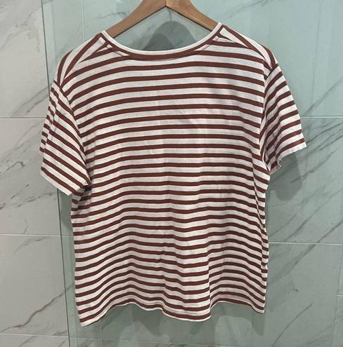 Vince  Bengal Stripe Essential Crew tee shirt top