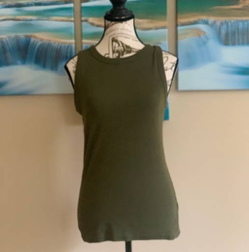 Sonoma Ribbed Green Tank