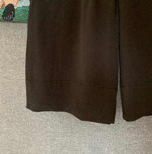 Lulus NWOT  Proper Style Black High-Waisted Wide-Leg Pants - M