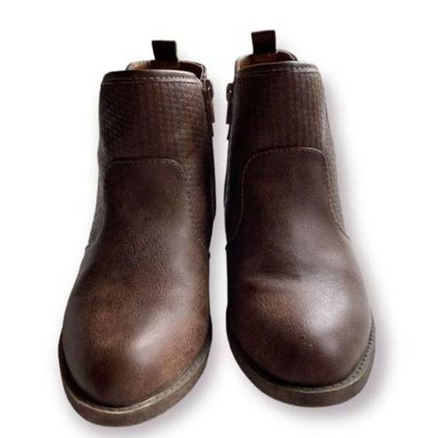 Jellypop 3/$30  | Women's Sarin Brown Ankle Booties