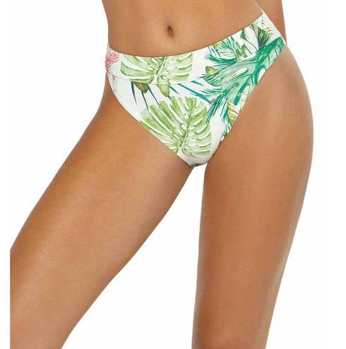 PilyQ New  tropical high waisted bikini bottom. Small.