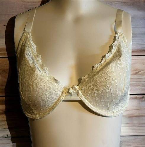 Jones New York  Cream Lace Underwire Bra -36D