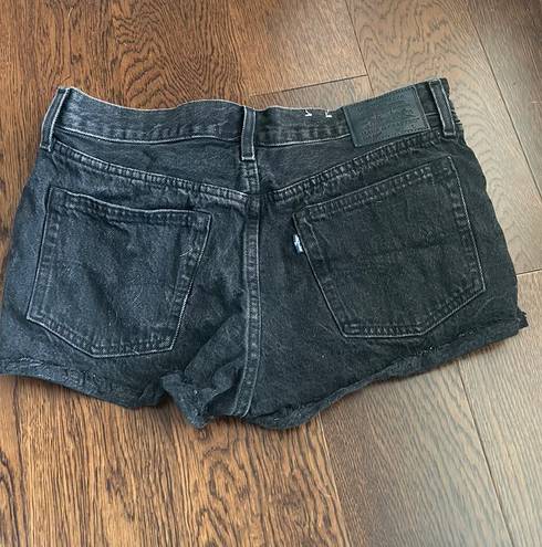 Levi’s 501 Black Denim Shorts