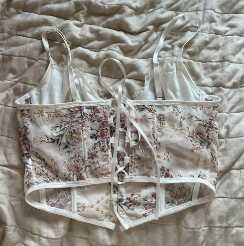 Corset Floral Top Multi Size L