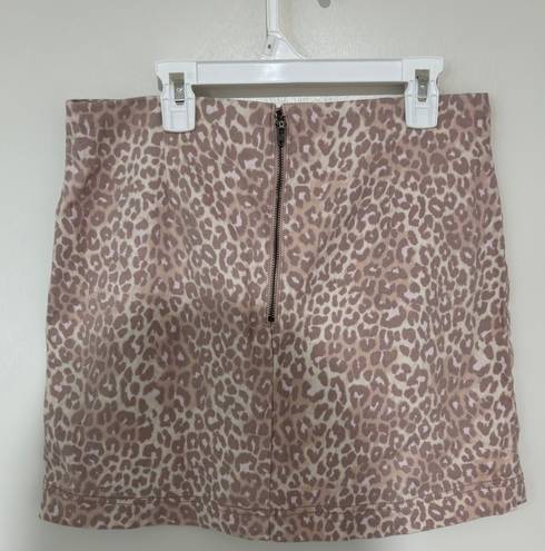 Wild Fable Leopard / Cheetah Pink Skirt