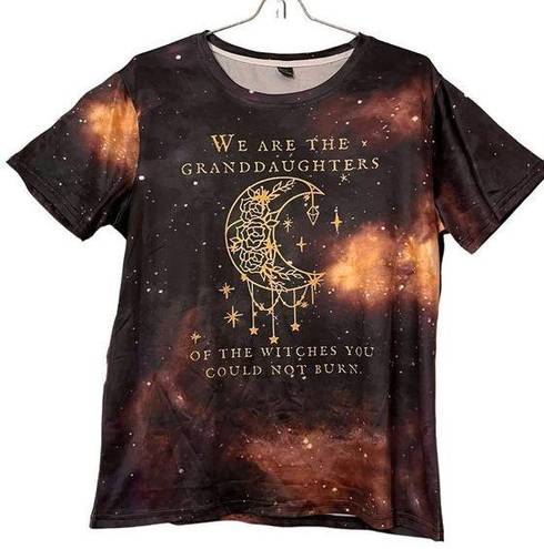 The Moon We Are The Granddaughters Witchy Galaxy tee women's sz small boho whimsey