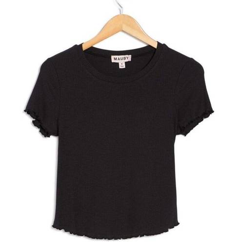 Edge MAUBY Lettuce  Cropped T-Shirt NWT Size Medium