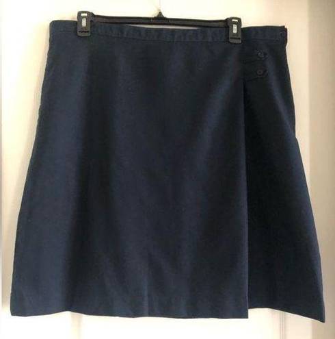 Lands'End Land’s End Navy School Uniform Skirt Size 18