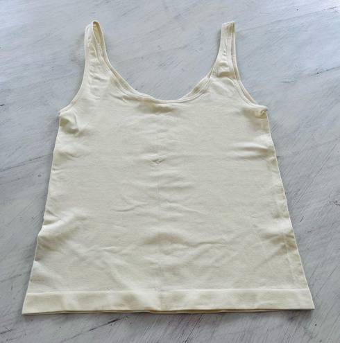 Anthropologie  Seamless Shaping Tank in Off White Size Large NWOT