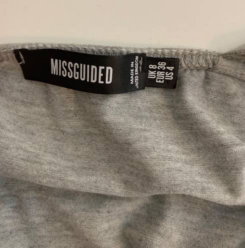 Missguided Gray Body Suit