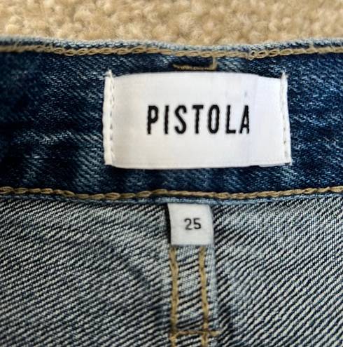 Pistola Distressed Jean Shorts