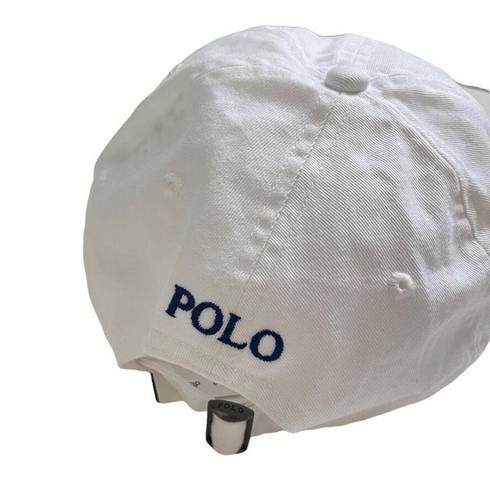 Polo  Ralph Lauren Chino Cap in White & Marlin Blue