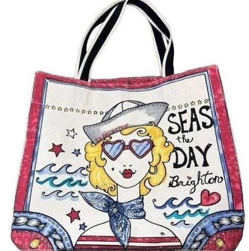 Brighton  SAIL AWAY CANVAS BEACH BAG