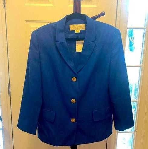 DON CASTER 100% SILK BLAZER SIZE 14P