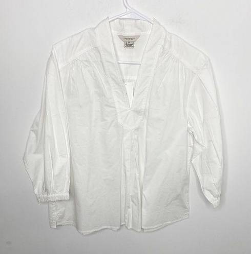 French Connection NWT  white popover top oversized 
Size XS
New with tags