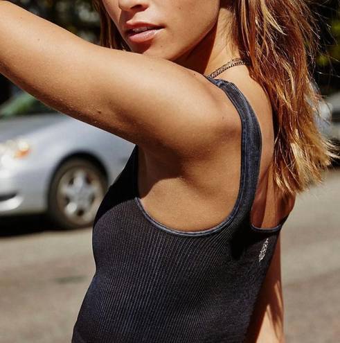 Free People Movement Gray Tank Top