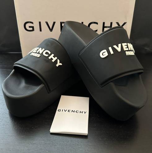 Givenchy Black Platform Sandals