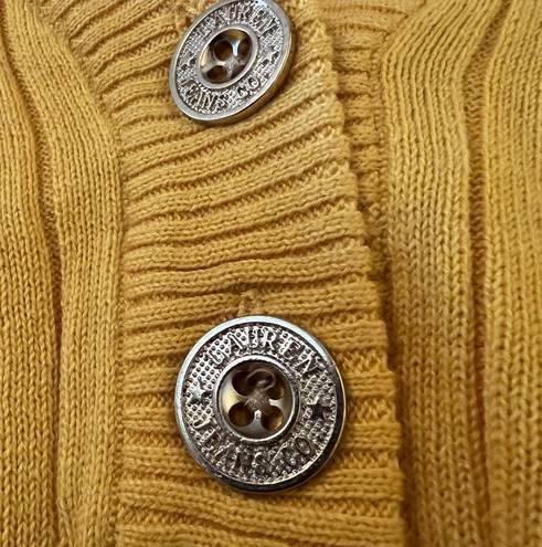 Krass&co LRL Lauren Jeans  Ralph Lauren Ribbed Pullover Sweater La Plage Golden Yellow