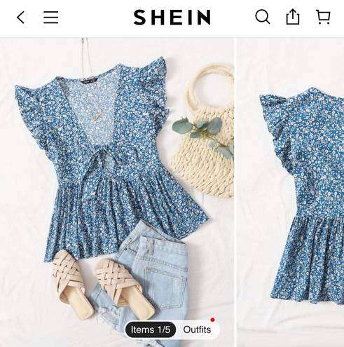 SheIn Crop Blouse