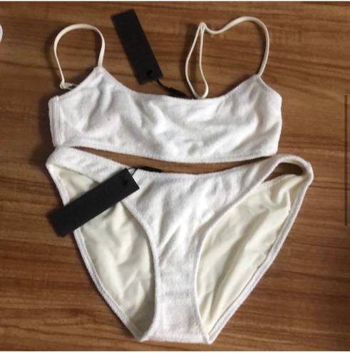 Triangl Swimwear White Bikini Set