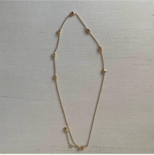 Madewell NWOT  gold dainty heart necklace