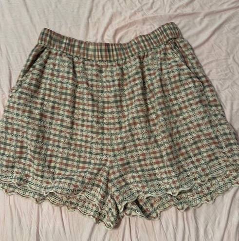 American Eagle gingham shorts