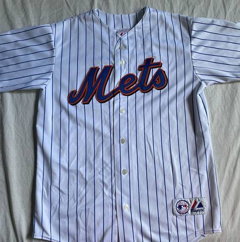 Majestic Athletic Authentic NY Mets Jose Reyes 7 Pinstripe Jersey size M BRAND NEW