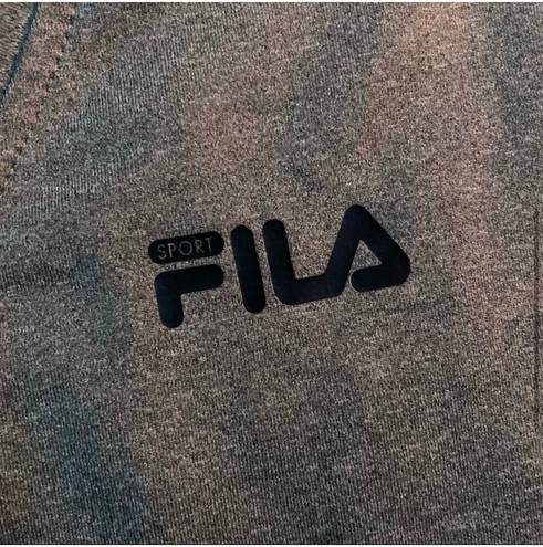 FILA Grey V-Neck T-Shirt