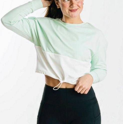 Zyia Cinch Cropped Crewneck