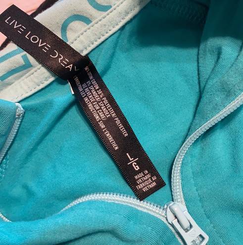 Live Love Dream AéRopostale  Athletic 1/4 zip top Large longsleeve shirt pullover