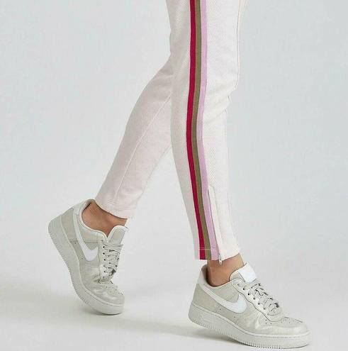 Petal Bandier X Twenty Olympic Mesh Track Pants  Pink Stripe Womens Size Medium