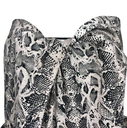 Dantelle Moon Snake V-Neck Twist Front Top - Size Small