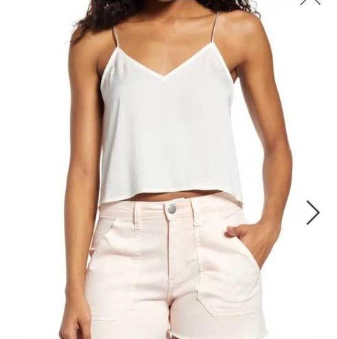 BP 4/$25 NWT . Crop Satin Camisole In Ivory