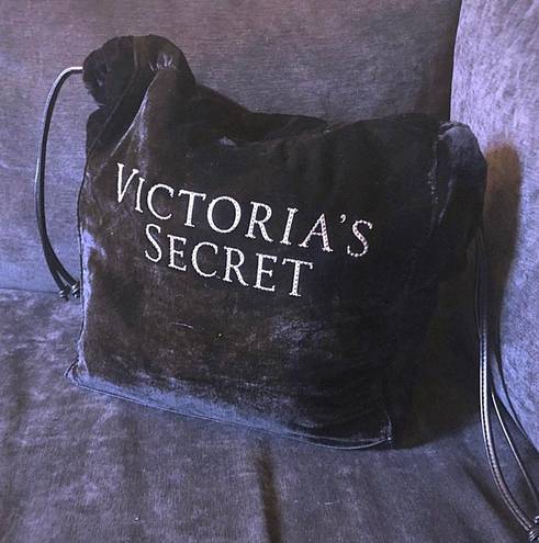 Victoria's Secret Victoria’s Secret Velour Draw String Bag