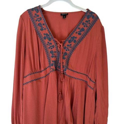 Torrid Boho Fall Style Flowy Blouse - Size 1