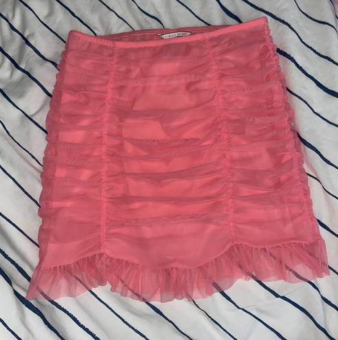 Victoria's Secret Pink Ruched Mini Skirt- Victoria’s secret 