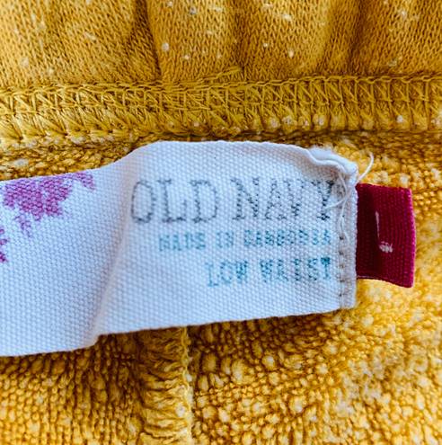 Old Navy Low Waist Yellow Sweats