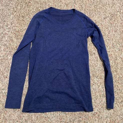 Lululemon Swiftly Tech Long Sleeve Blue