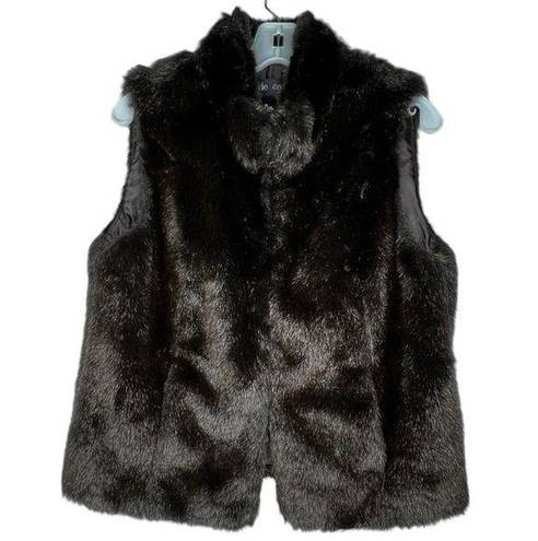 Style & Co . Faux Fur Vest