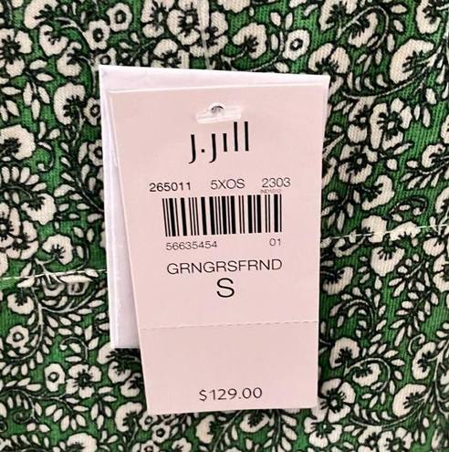 J.Jill : Green/white flowers Maxi Sundress- size Small (women’s size 6-8)