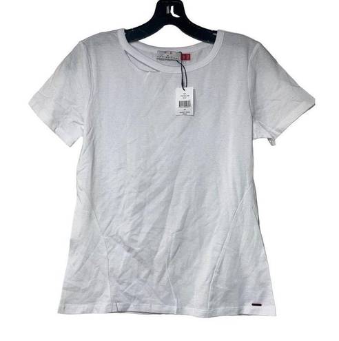 n:philanthropy  Cypress Slit Tee Top in White XSmall New Womens Tshirt