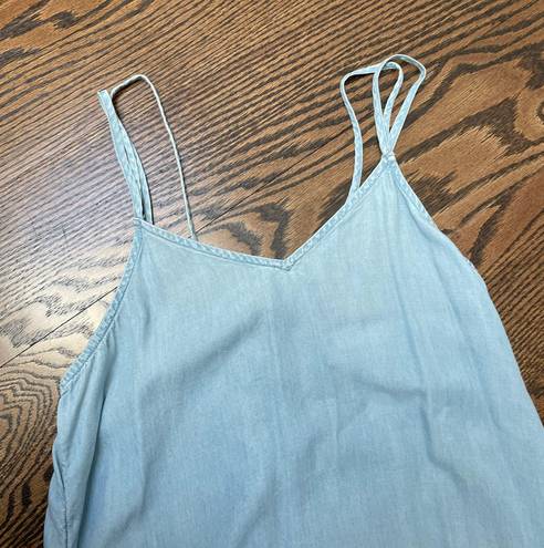 Aerie Denim Maxi Dress