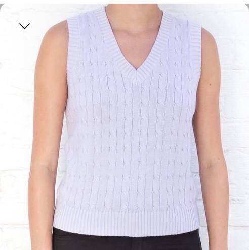 Brandy Melville Lilac Sweater Vest