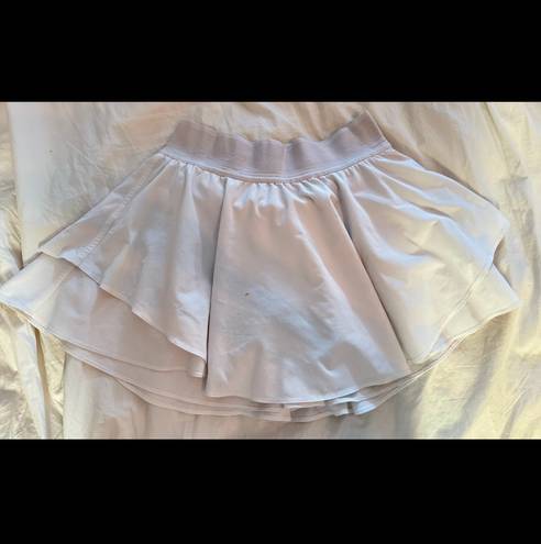 Lululemon Court Rival Skirt White