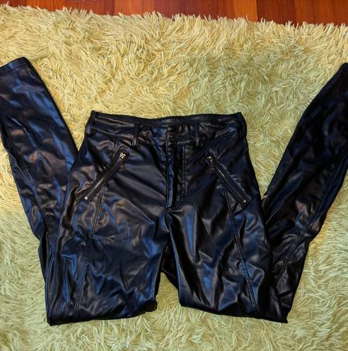 Guess Faux Leather Cropped Pants