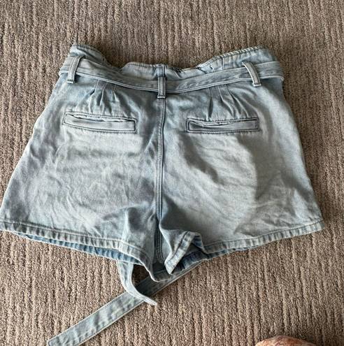 American Eagle Tie Jean Shorts